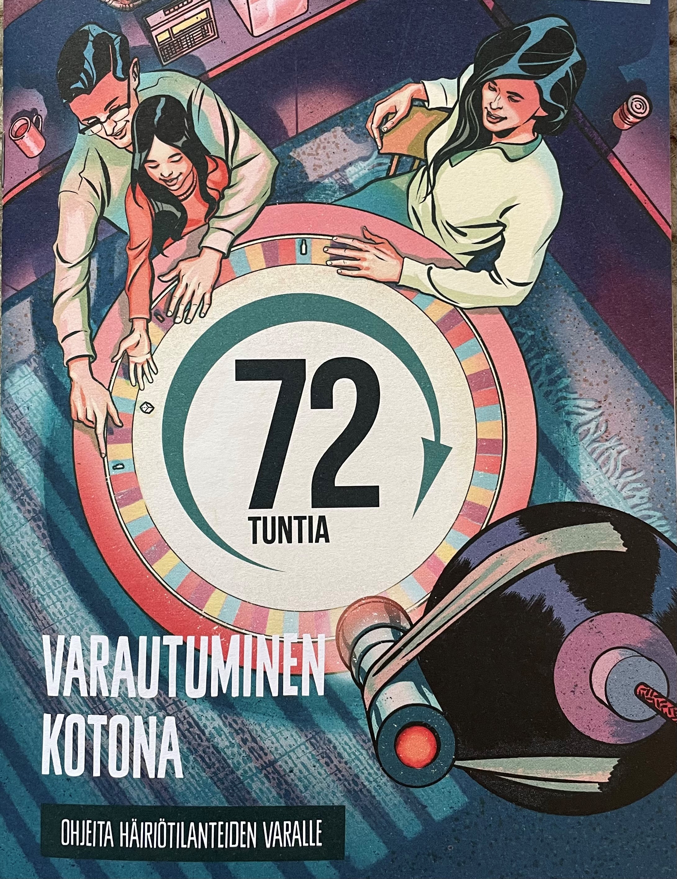 Varautuminen 72 -juliste